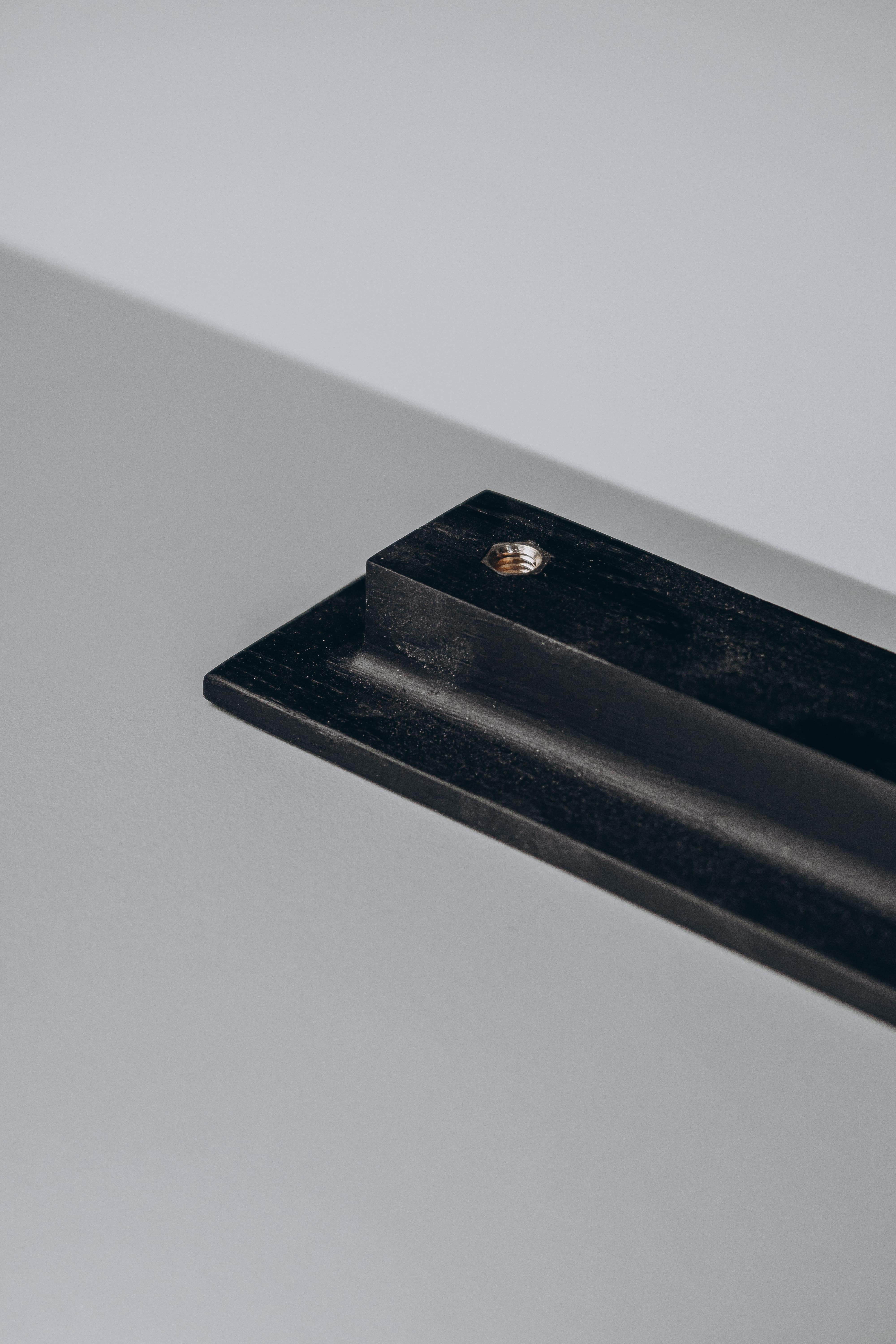 Меблева ручка з дерева 250x55 мм PLATO black - фото 7 Меблева ручка з дерева 250x55 мм PLATO black - фото 7