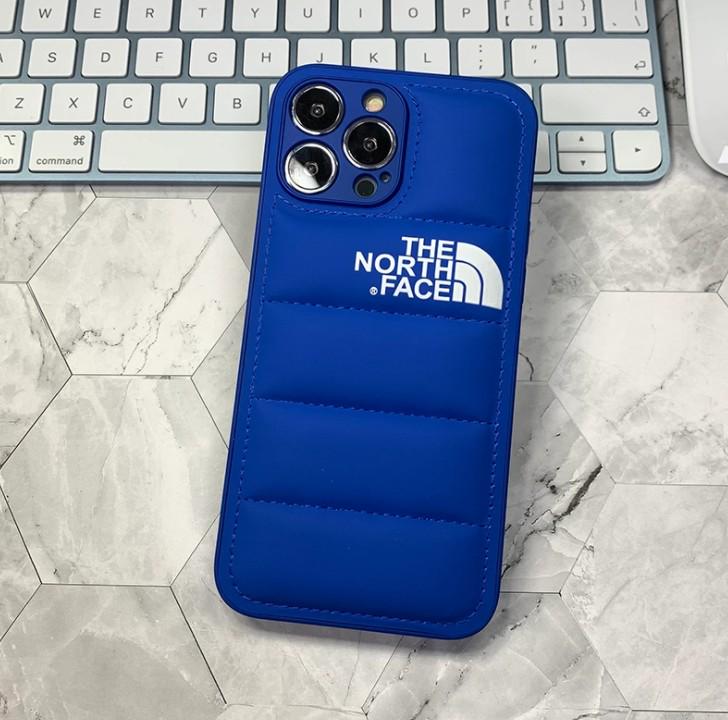 Пуферный чехол-пуховик для iPhone X/XS TNF Синий