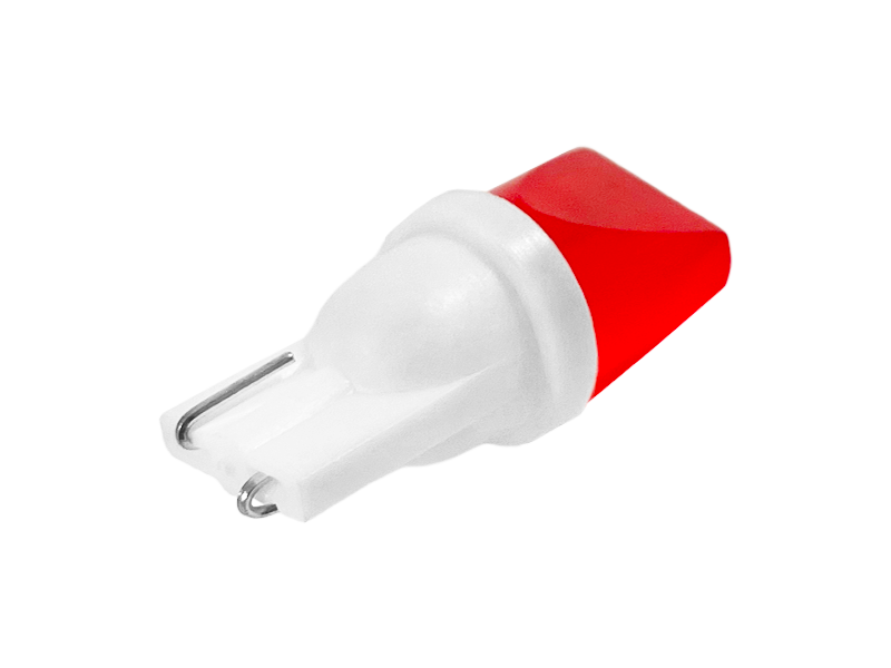 Автомобильная лампа светодиодная LEDUA T10-COB-3D 2W 12V Красный (1659) - фото 3