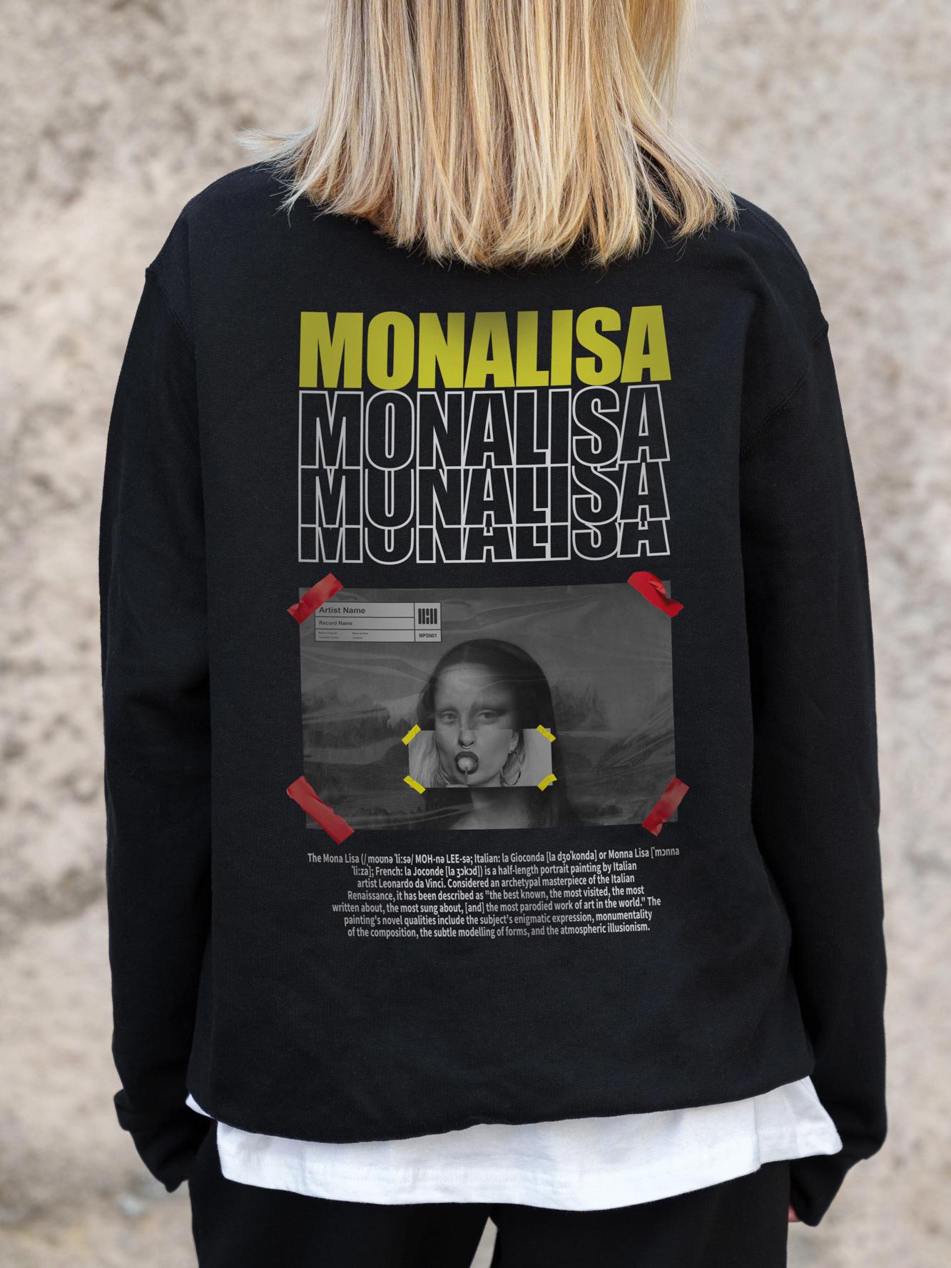 Свитшот оверсайз с принтом Without Monalisa S/M Black (S/M8055634) - фото 7 Свитшот оверсайз с принтом Without Monalisa S/M Black (S/M8055634) - фото 7