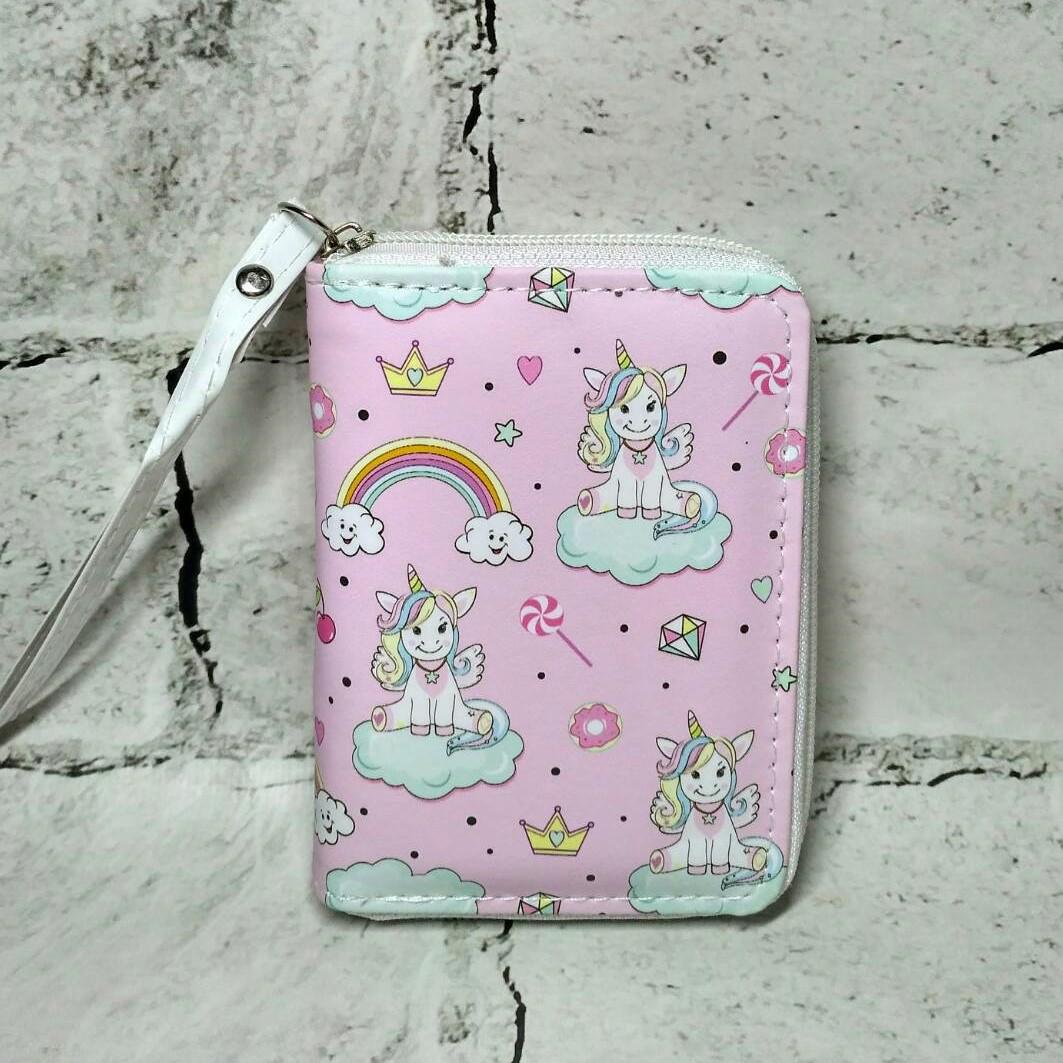 Кошелек детский с рисунком Единорог (158-2-3) Кошелек детский с рисунком Единорог (158-2-3)