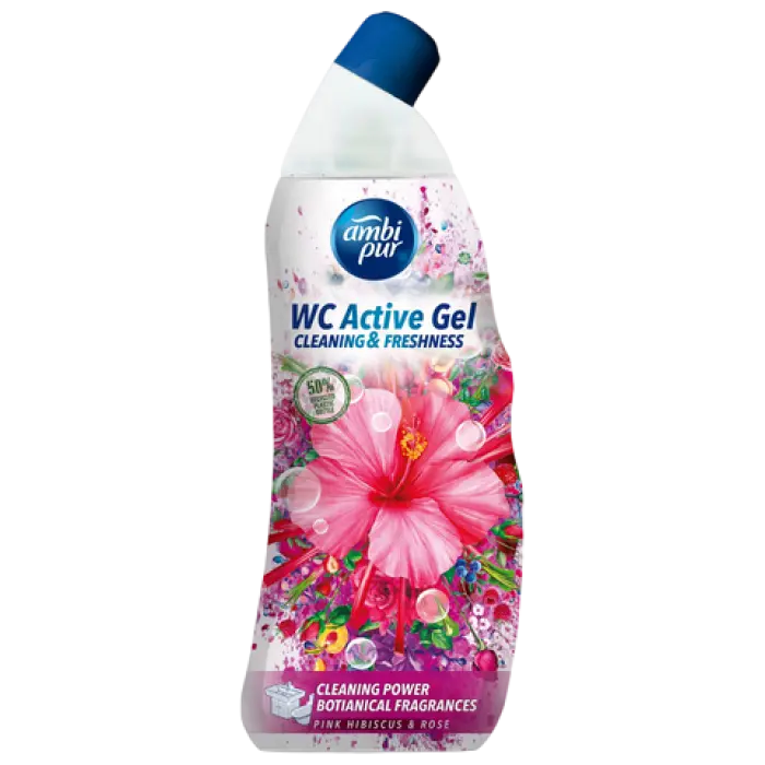 Гель для туалета Ambi pur WC Гибискус и роза 750 мл Гель для туалета Ambi pur WC Гибискус и роза 750 мл