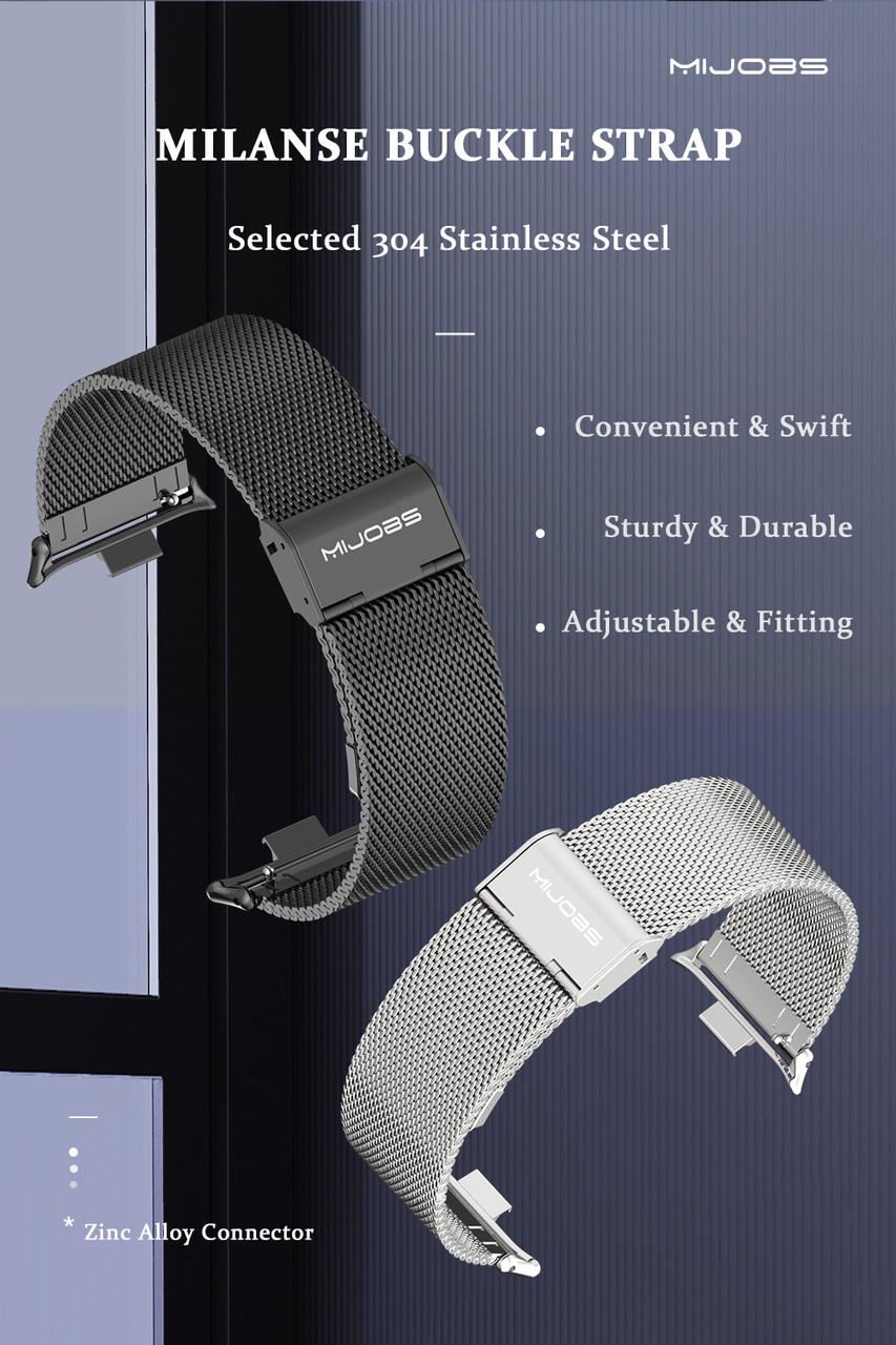 Ремешок для Redmi Watch 5 Xiaomi Mijobs регулируемая длина Серебряный (2744197279) - фото 3 Ремешок для Redmi Watch 5 Xiaomi Mijobs регулируемая длина Серебряный (2744197279) - фото 3