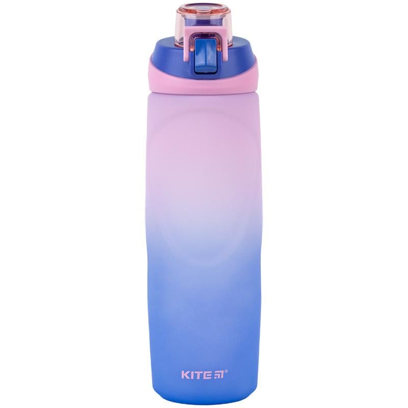 Пляшечка для води KITE К24-1200-2 Soft-touch ефект 760 мл Фіолетово-рожевий (68252)