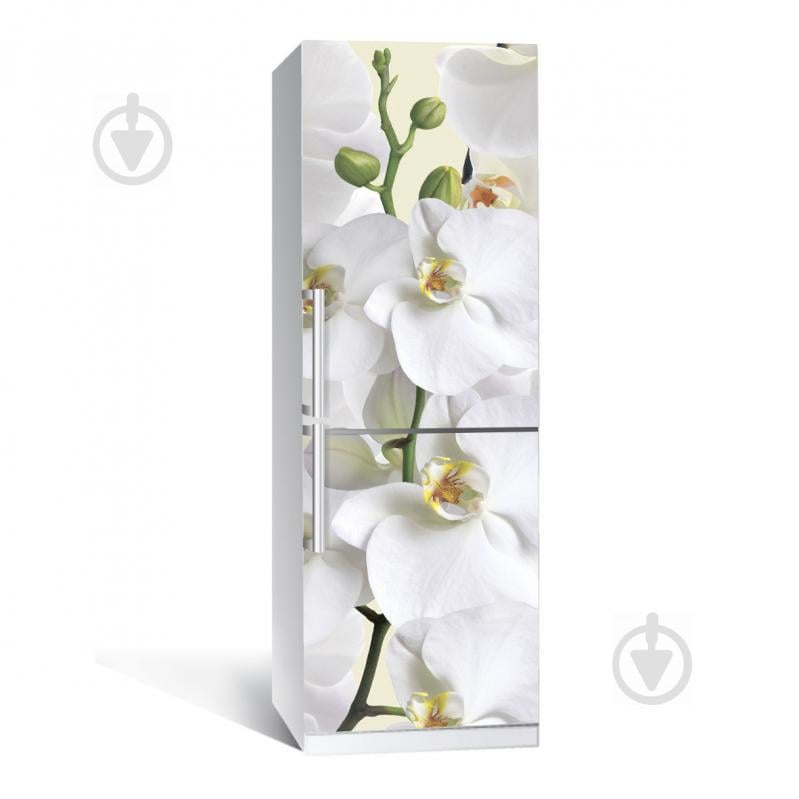 Наклейка на холодильник Zatarga Орхидея 650х2000 мм Белый (Z180077)