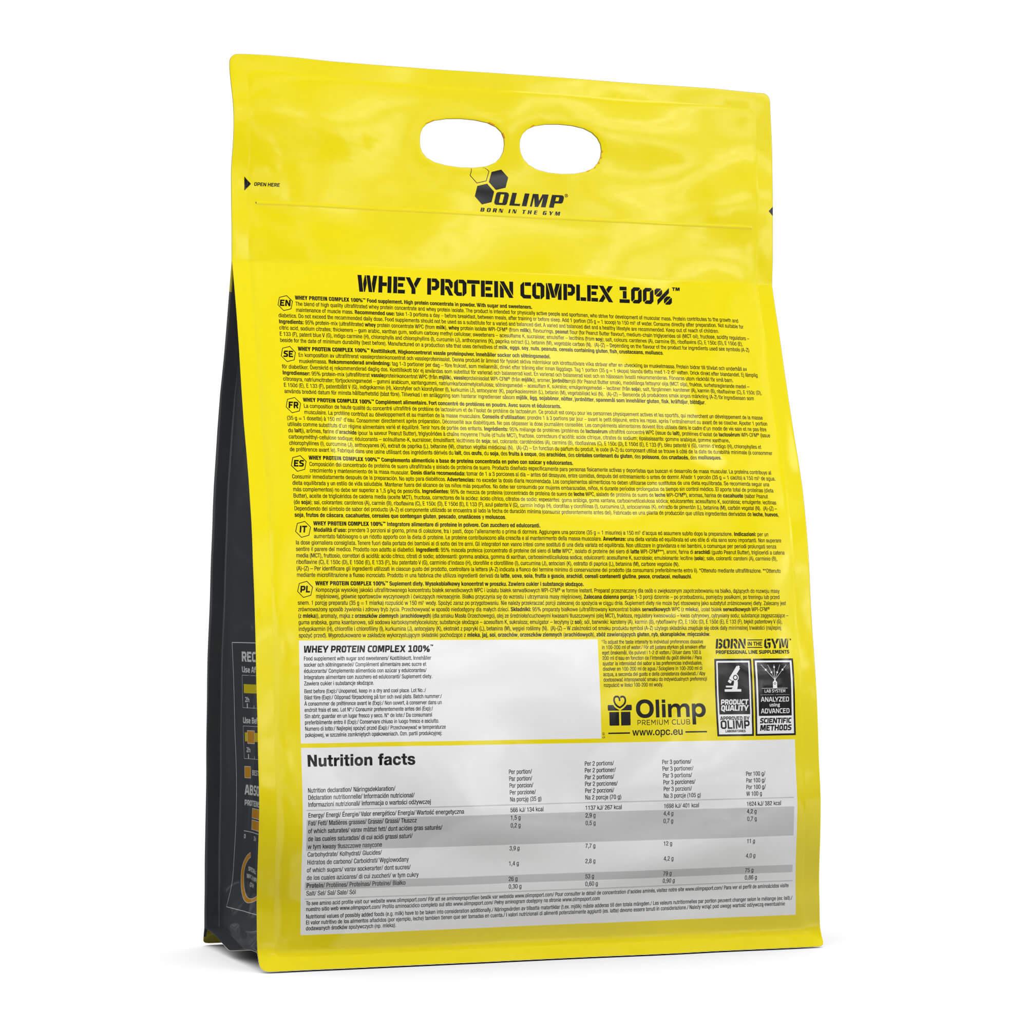 Протеин Olimp Whey Protein Complex 2270 г черника - фото 2 Протеин Olimp Whey Protein Complex 2270 г черника - фото 2