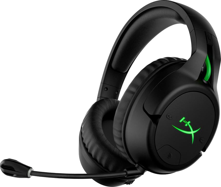 Навушники з мікрофоном HyperX CloudX Flight Black-Green (4P5J6AA)
