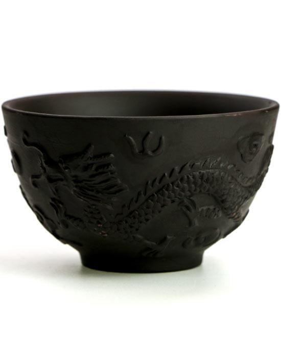 Пиала глиняная Дракон 100 мл Черный (OS-TC072-1) - фото 3 Пиала глиняная Дракон 100 мл Черный (OS-TC072-1) - фото 3