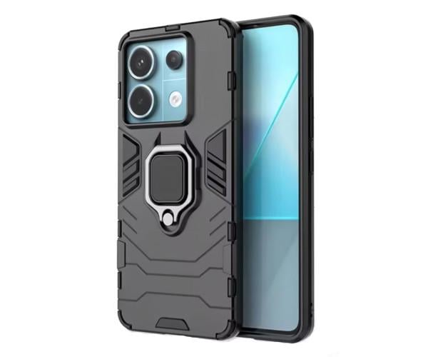 Чехол накладка Ricco Black Panther Armor для Xiaomi Redmi Note 13 4G Черный