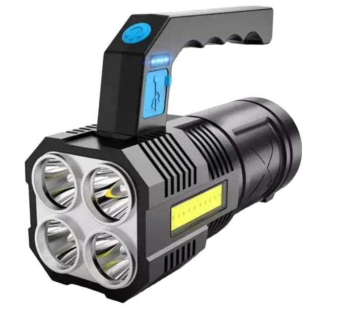 Ліхтар світлодіодний переносний Solar LF-S09 USB на акумуляторі 1200 мАг Чорний (155598B)