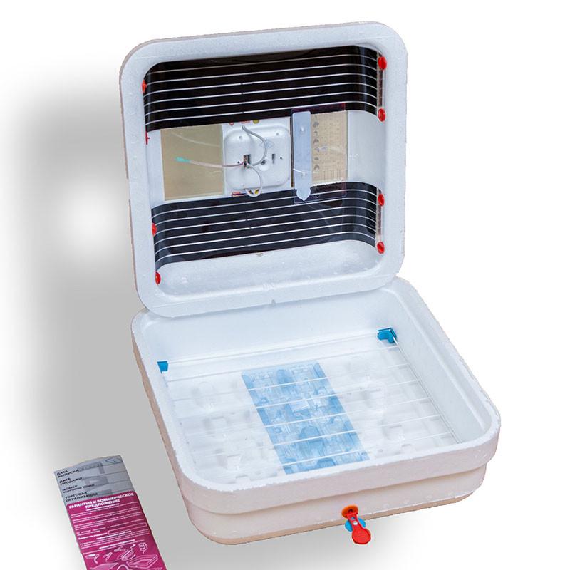 Инкубатор для яиц с механическим переворотом Рябушка Smart 70 с инфракрасным нагревом (3260)