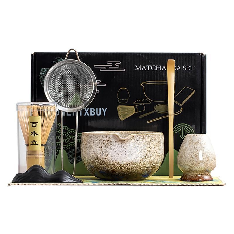 Набір Mavanto 7458 для приготування чаю матча 7 предметів Gray - фото 2 Набір Mavanto 7458 для приготування чаю матча 7 предметів Gray - фото 2