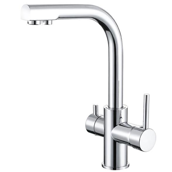 Смеситель для кухни Asignatura Twin Standart 80540600 на две воды Хром (131232)