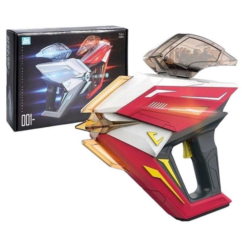 Бластер с подсветкой орбизами защитными очками и аккумулятором Красный (149069-1) Бластер с подсветкой орбизами защитными очками и аккумулятором Красный (149069-1)