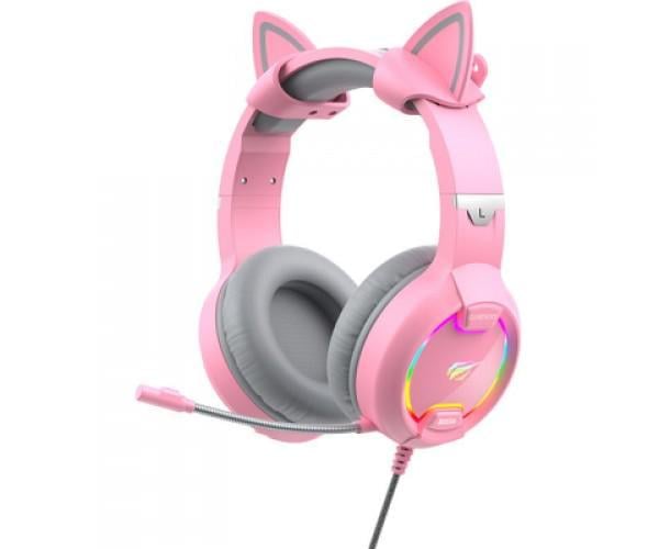 Навушники Havit HV-H2233d Cat Pink (HV-H2233d)