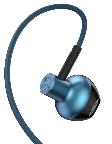 Наушники BASEUS Encok Wired Earphone H19 NGH19-03 3,5 мм Blue - фото 3