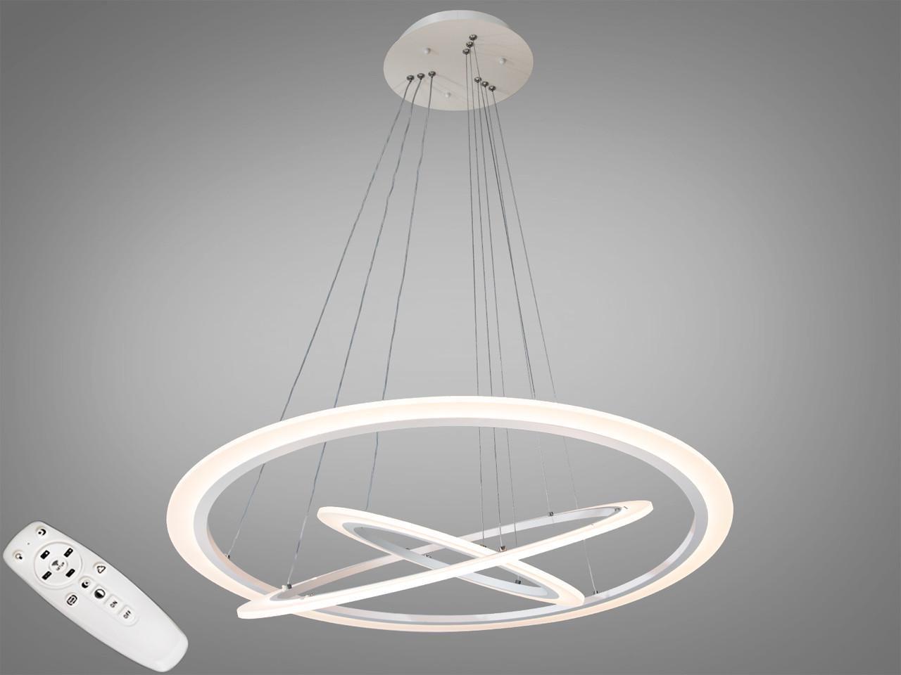 Люстра с диммером LED 2366-800+600+400WH (2437588184)