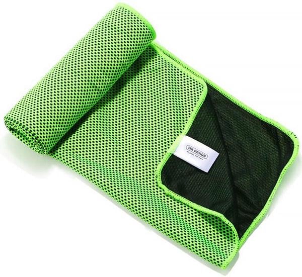 Рушник для спортзалу бамбуковий WK Sport towel WT-TW01 90x30 см Зелений (3e9b28be) - фото 1