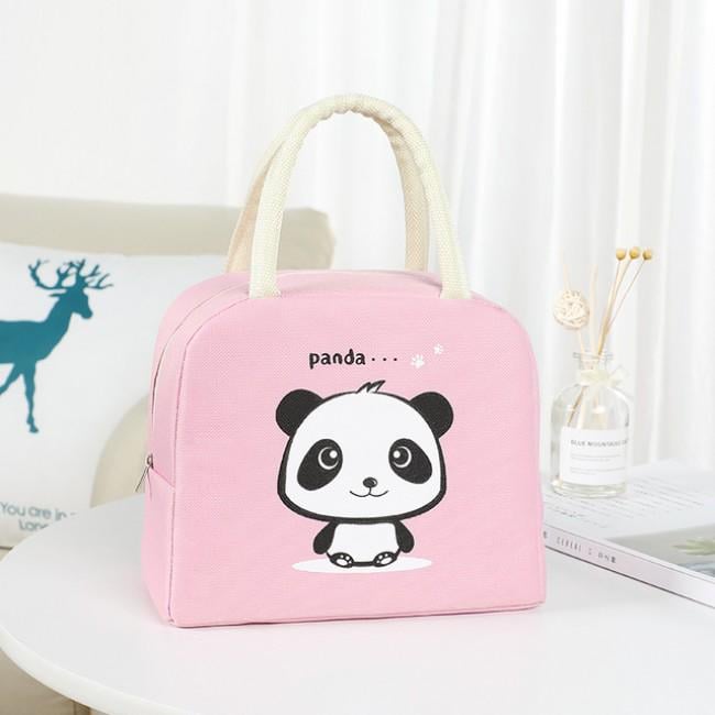 Сумка для ланч-бокса Panda на молнии Розовый (401994) Сумка для ланч-бокса Panda на молнии Розовый (401994)