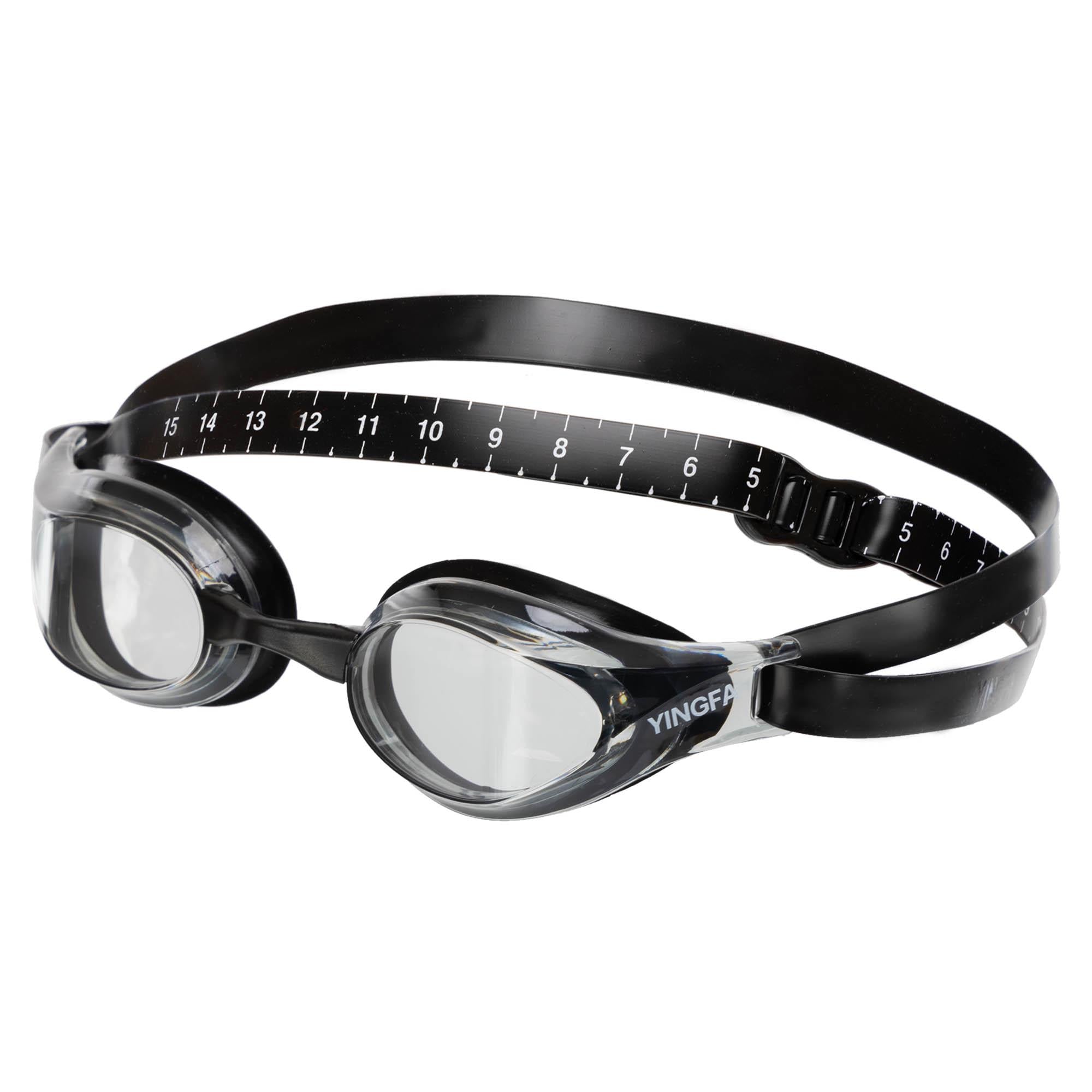 Очки для плавания взрослые YINGFA Y510AF Черный (Y510AF_Черный)
