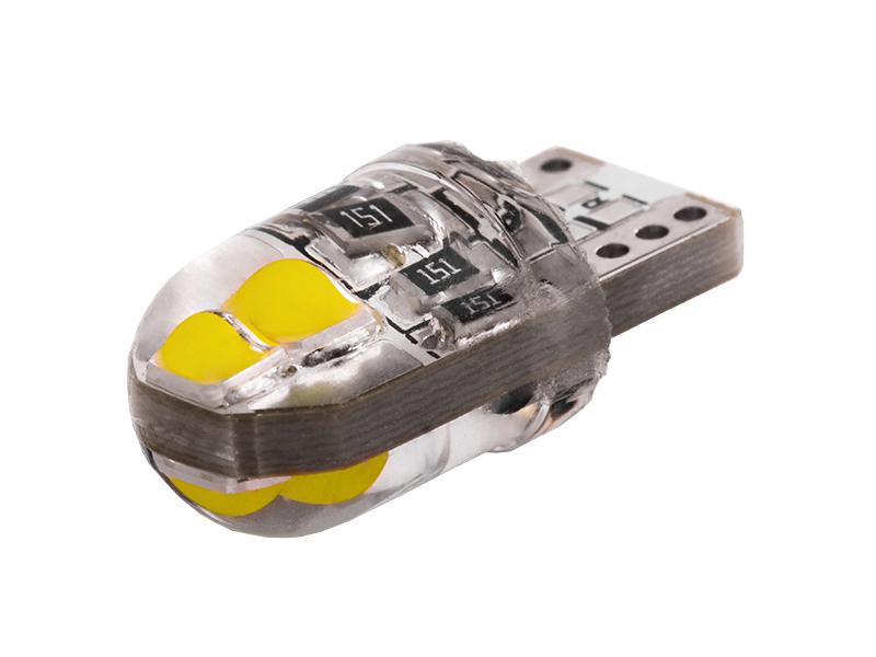 Автолампа светодиодная T10 W5W силикон 12 В SMD3030-4led Белый (2398)