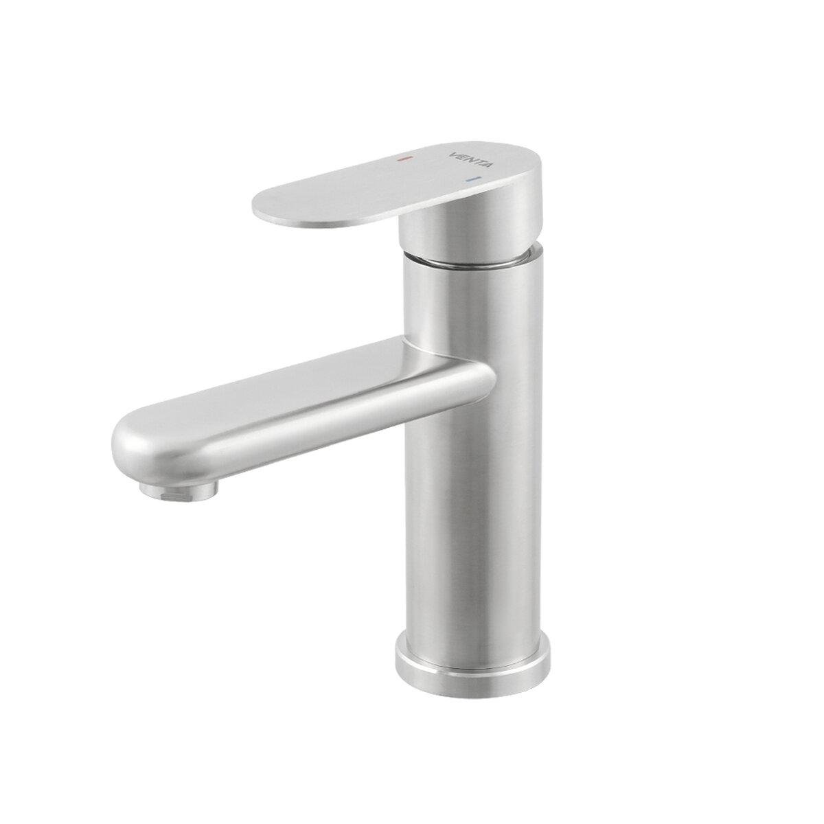 Смеситель для умывальника Venta VL122MS однорычажный Сатин (SW-98786)