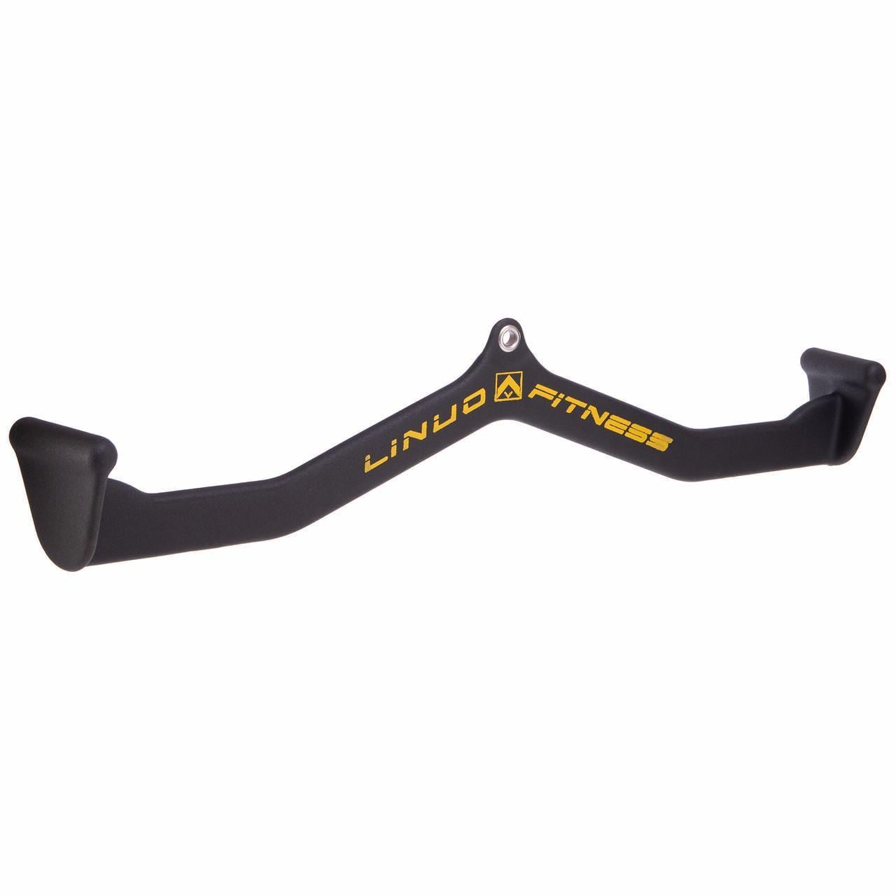 Рукоятка для тяги з широким хватом Wide Grip нековзне покриття LINUO FITNESS TA-3700-74 80 см Чорний (2621536101)