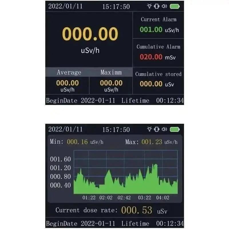 Дозиметр-радиометр GC-01 X-ray/Beta/Gamma (А000040) - фото 8 Дозиметр-радиометр GC-01 X-ray/Beta/Gamma (А000040) - фото 8