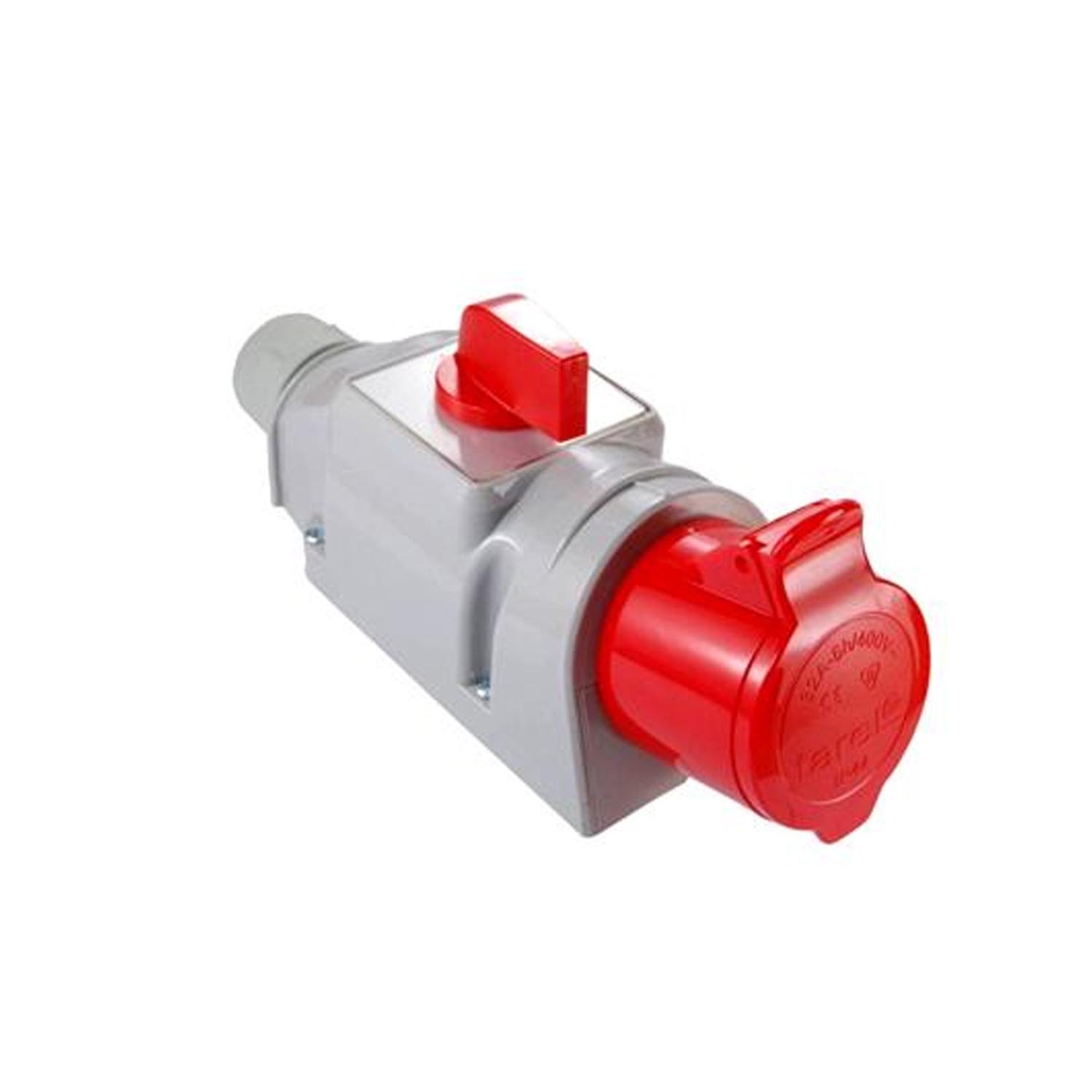 Набор монтажный E.NEXT выключатель 0-1 розетка 1x16А 400 В 3Р+N+PE (185)