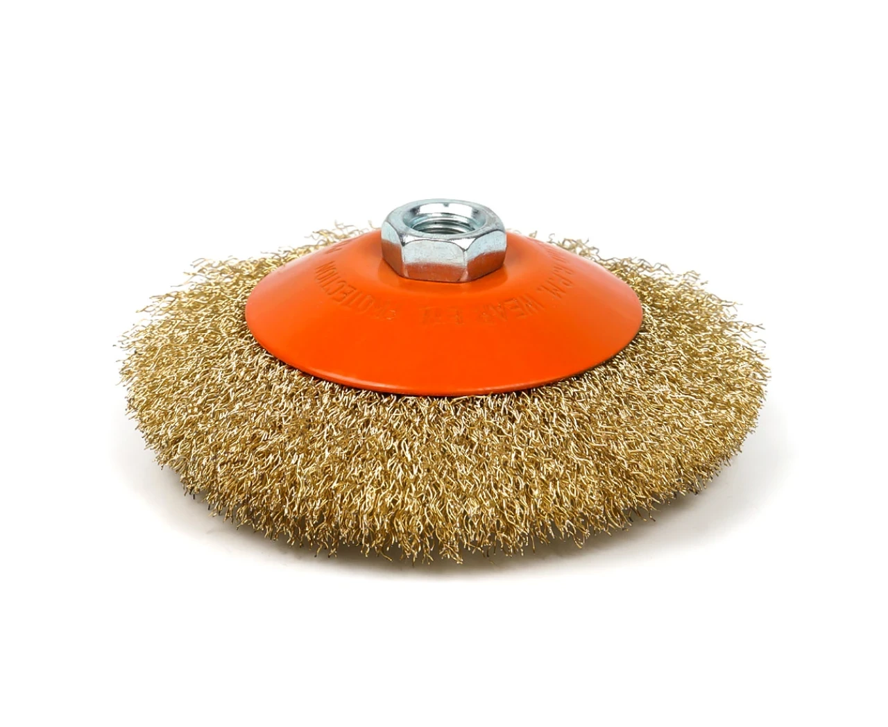 Щетка конусная для УШМ М14 рифленая 125 мм (27734126)