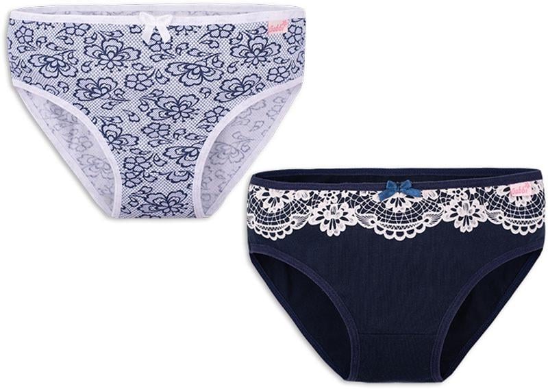 Труси-бікіні дитячі бавовняні для дівчинки Gabbi TRD-20-15 2 шт. 116-122 см (12240)