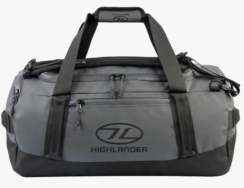 Сумка дорожная водозащитная Highlander Hauler Duffel 45 л Dark Grey (DB132-DGY)