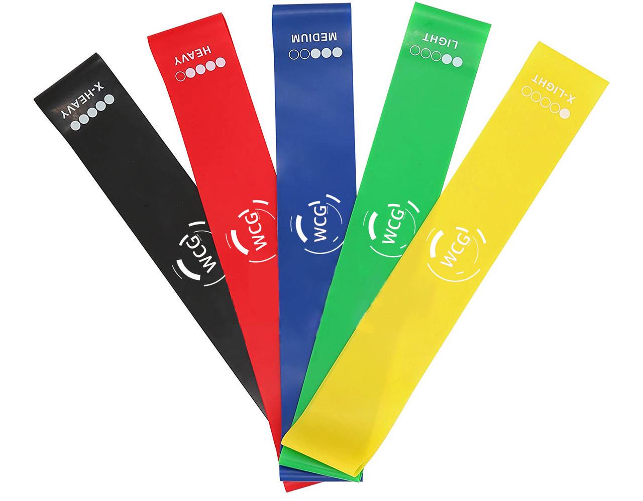 Набір резинок для фітнесу WCG шт. (WCG-5-1) - фото 2 Набір резинок для фітнесу WCG шт. (WCG-5-1) - фото 2