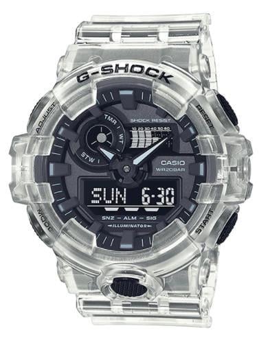 Наручные часы мужские Casio G-Shock GA-700SKE-7A ударопрочные с водозащитой 200 м/подсветкой Черный (3088038506)