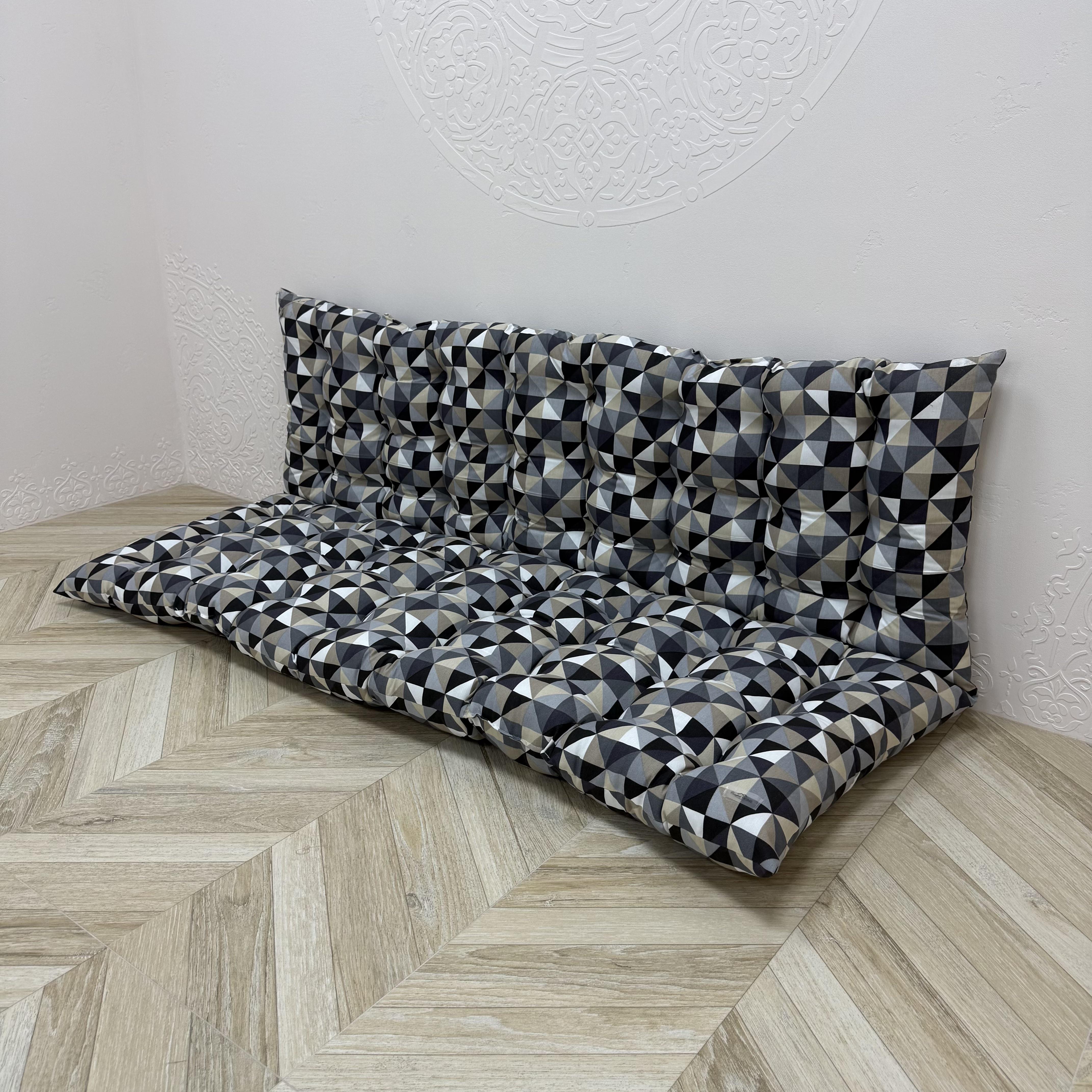 Подушка Comfort Home Mosaic new на поддоны/качели/каркасы/садовая мебель панама 100х50х50 см