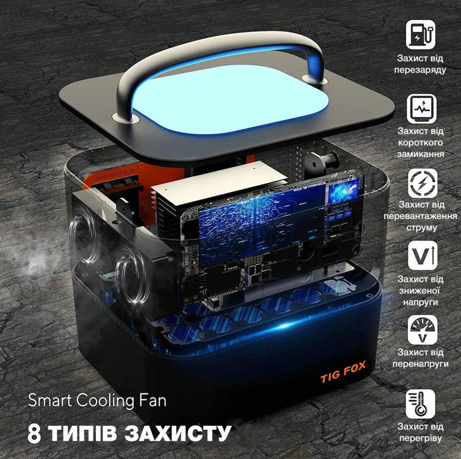 Зарядна станція TIG FOX T500 500/850 Вт 540 Вт/год - фото 2