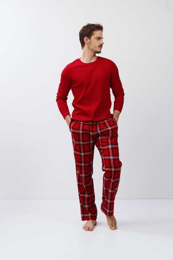Піжама чоловіча в клітинку Aruelle XXL Червоний (Benson-long) Піжама чоловіча в клітинку Aruelle XXL Червоний (Benson-long)