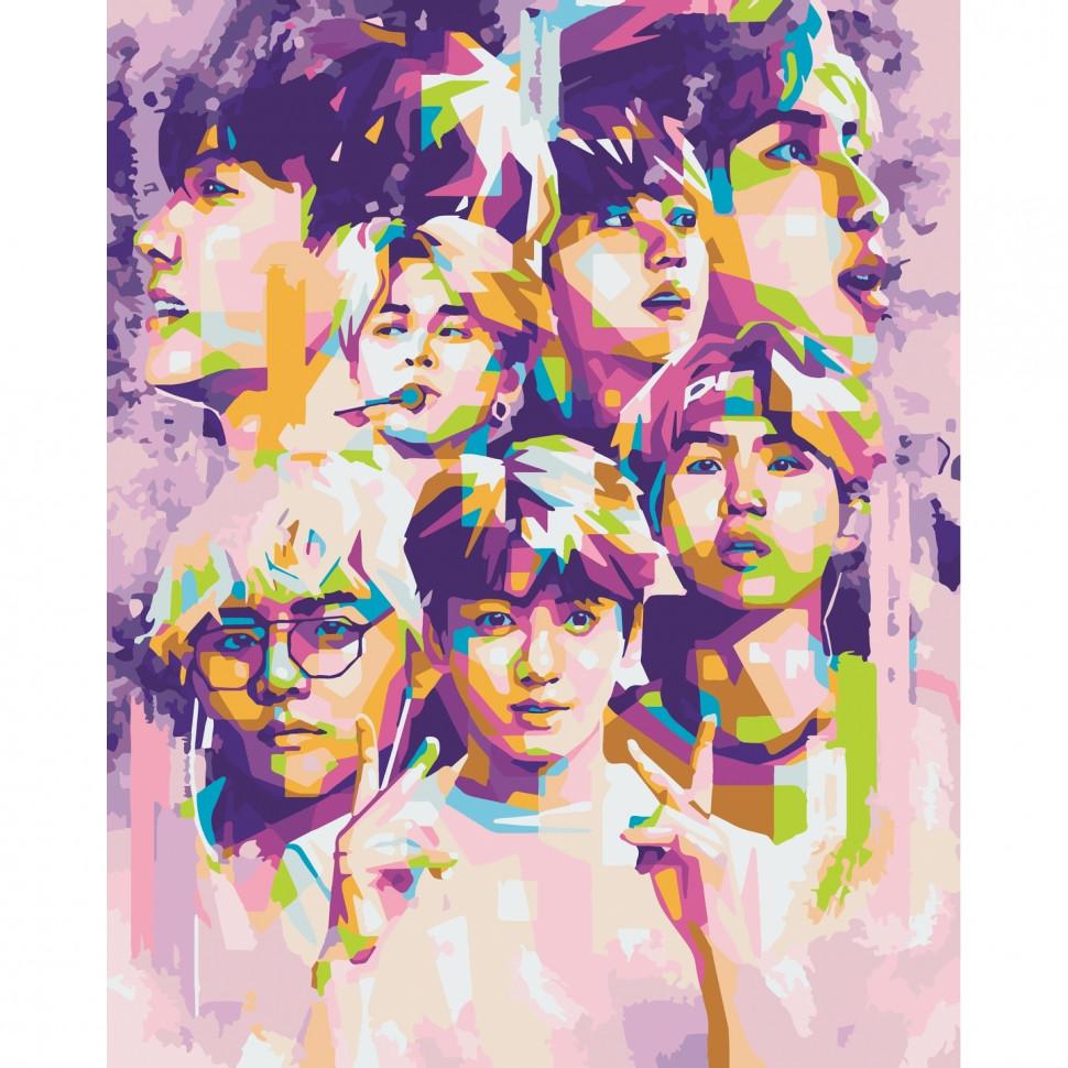 Картина по номерам Art Craft BTS Bangtan Boys 40х50 см (10273-AC)
