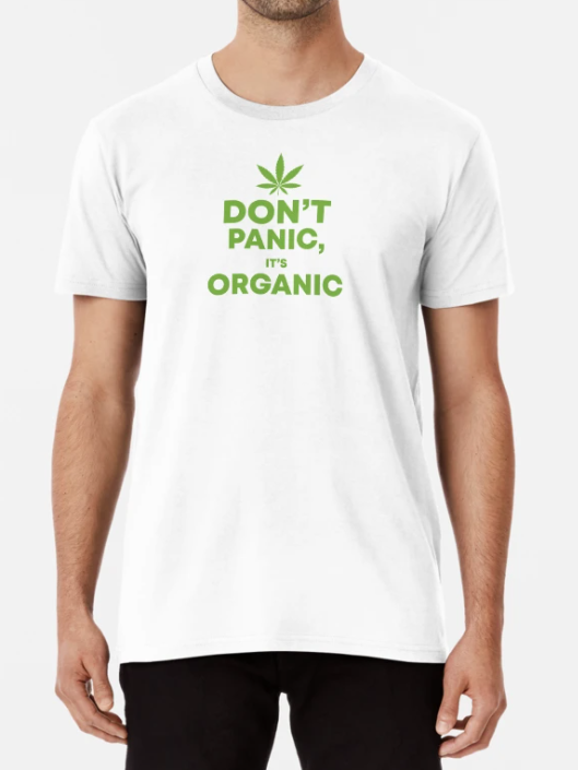 Футболка мужская Stedman с принтом Don't panic it's organic XXXL Белый (ПН213-12)