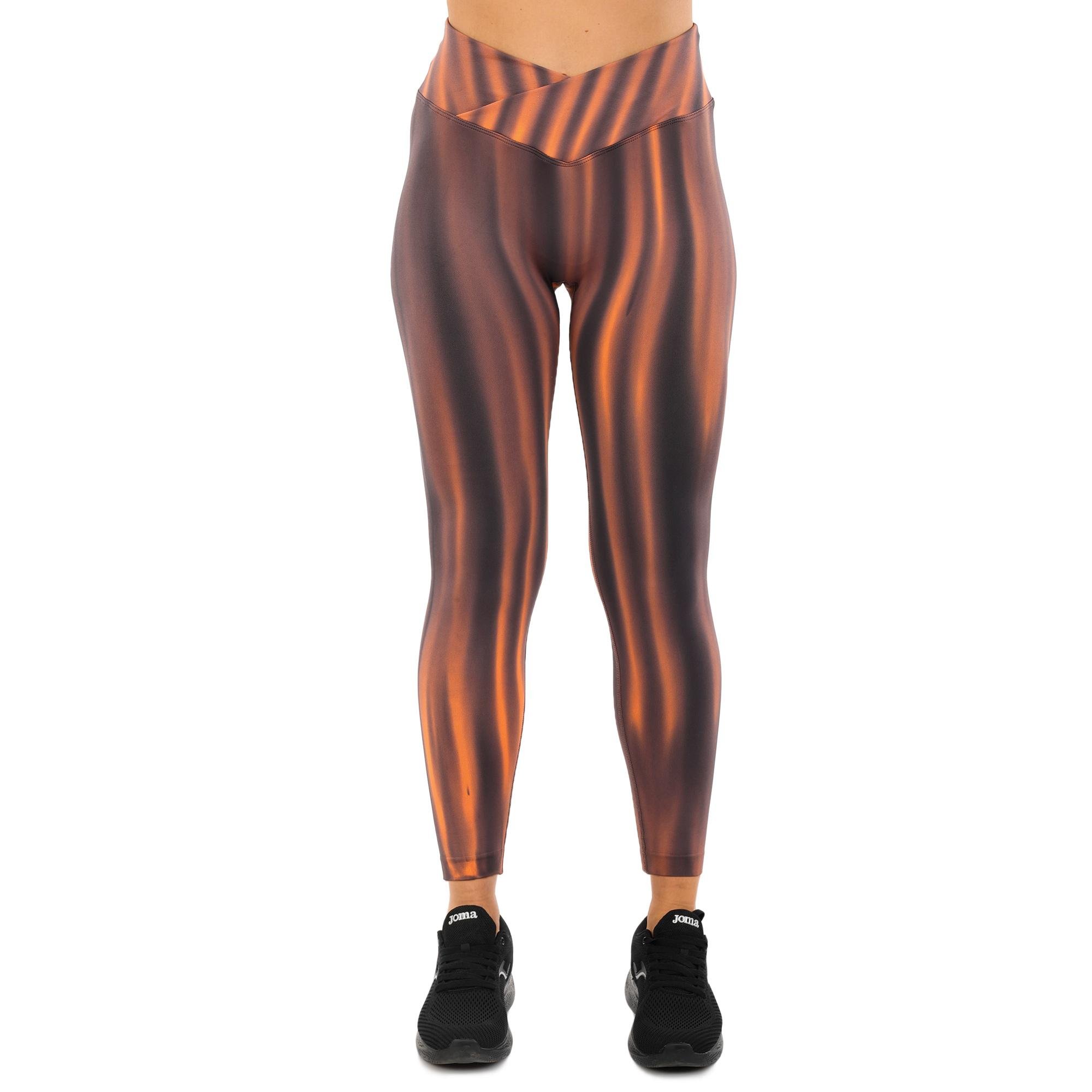 Лосины женские DOMINO 9753 бесшовные с эффектом пуш-ап с разводами S Бежевый (9753_Бежевый_S) - фото 2