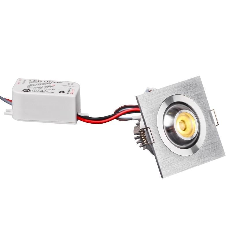 Светильник точечный LED-101/1W AL
