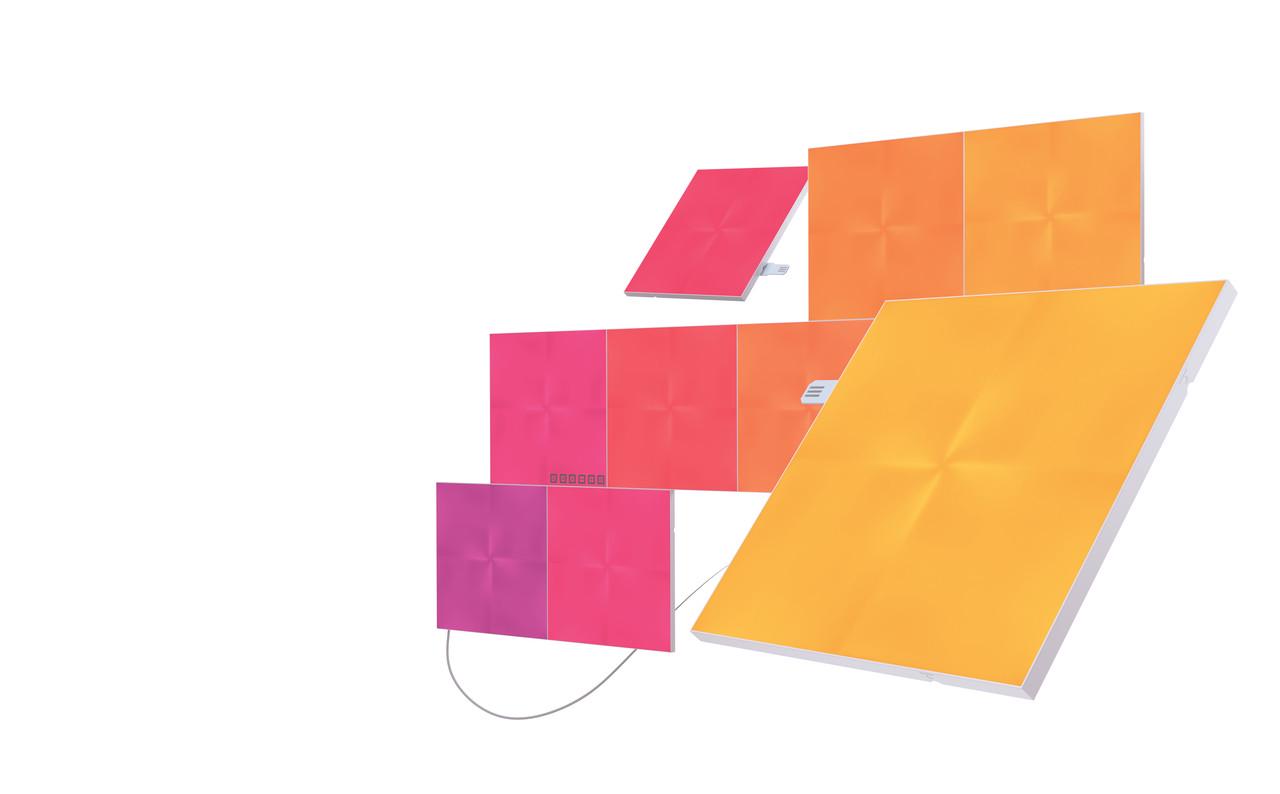 Розумна система освітлення Nanoleaf Canvas Smarter Kit Apple Homekit 9 шт. (1214834423) - фото 5