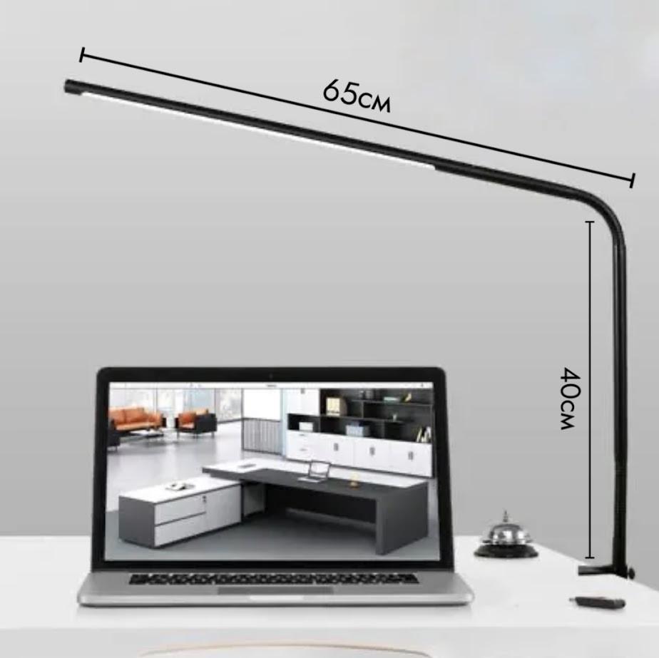 Настільна лампа LED FХ-021 на 15 Вт на металевій струбціні Чорний - фото 6 Настільна лампа LED FХ-021 на 15 Вт на металевій струбціні Чорний - фото 6