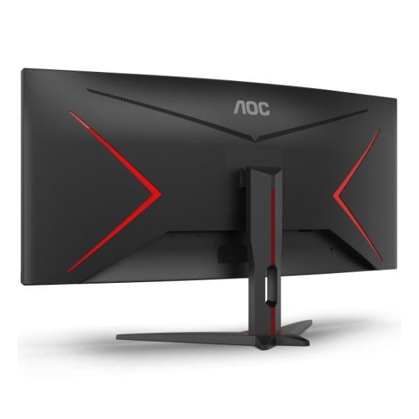 Монитор изогнутый AOC CU34G2XE/BK WQHD VA 144 Гц 1мс DP/HDMI колонки TFT 34" Черный с красным (97a612fb) - фото 7