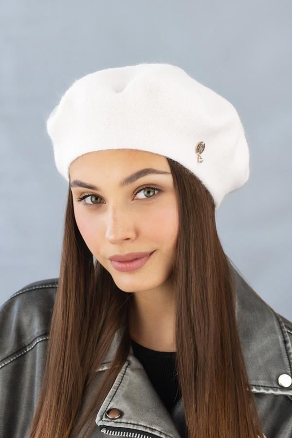 Берет французский Braxton Белл женский Белый (5165)
