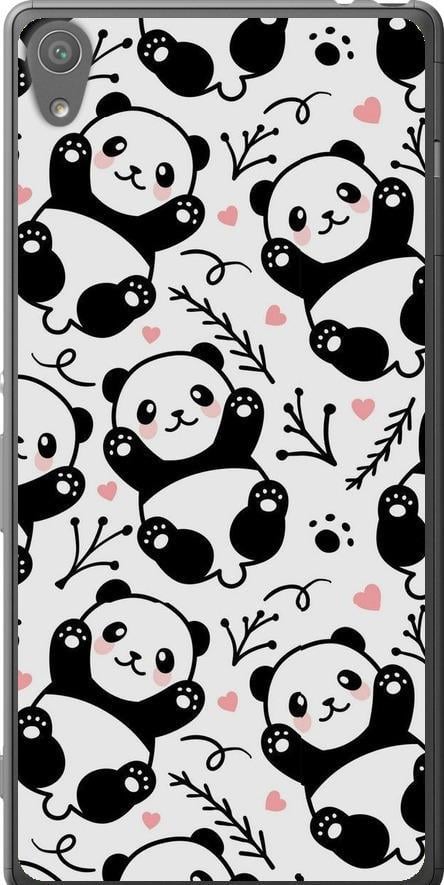 Чехол на Sony Xperia XA F3112 Панды (4318u-399-42517)