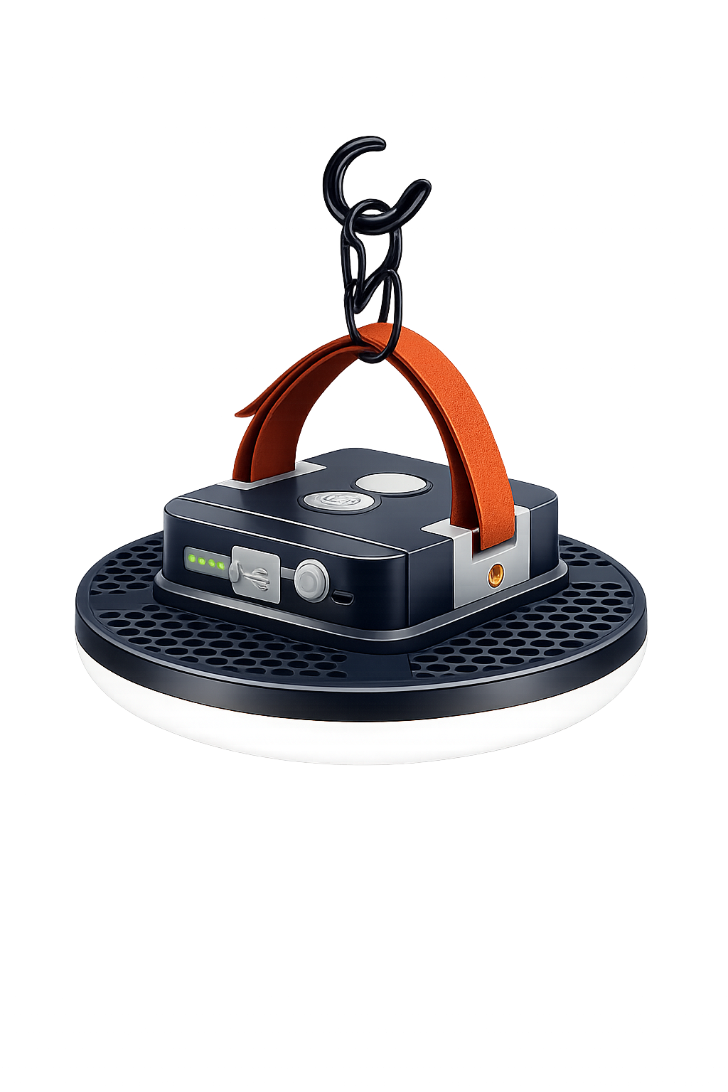 Лампа светодиодная с аккумулятором с магнитом и крючком 13500 mAh (13500)