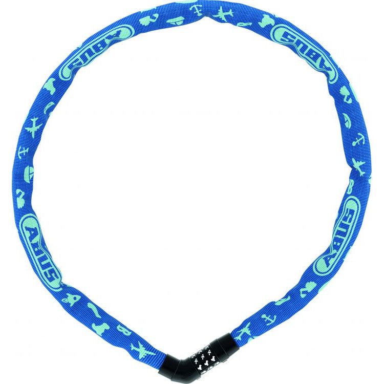 Велозамок ABUS 4804C/75 Steel-O-Chain Symbols Blue