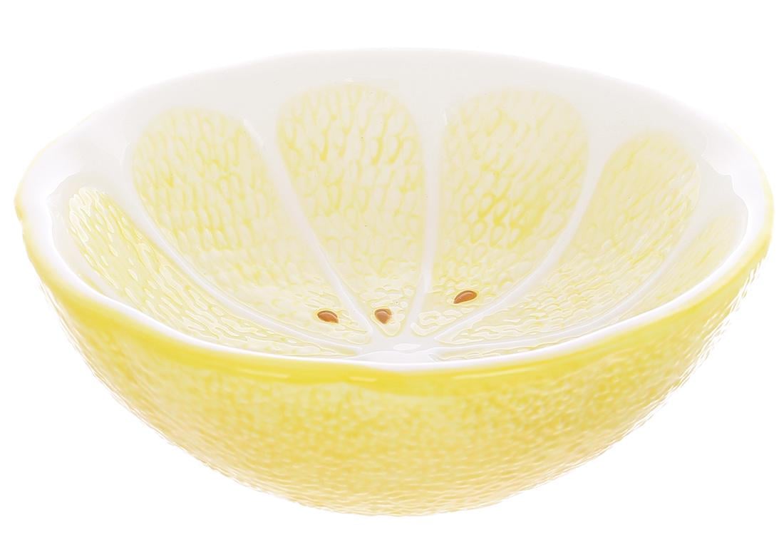 Салатник керамическая Lemon 650 мл Желтый (928-052)