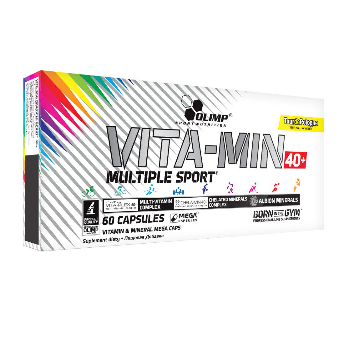 Витаминно-минеральный комплекс Olimp Vita-Min Multiple Sport 40+ 60 капсул